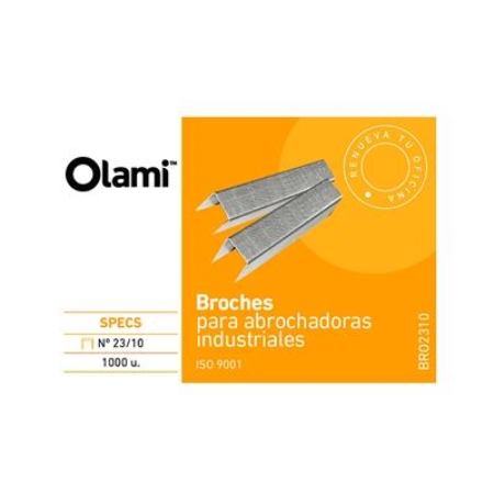 BROCHES ABROCHADORA OLAMI N° 23/10 1000 UNID.