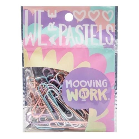 BROCHES CLIPS MOOVING MAW 50 MM SURTIDO PASTEL 25 UNID.