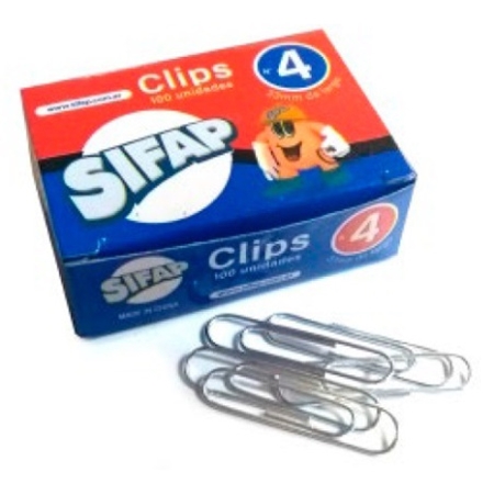 BROCHES CLIPS SIFAP N°4 100 UNID.