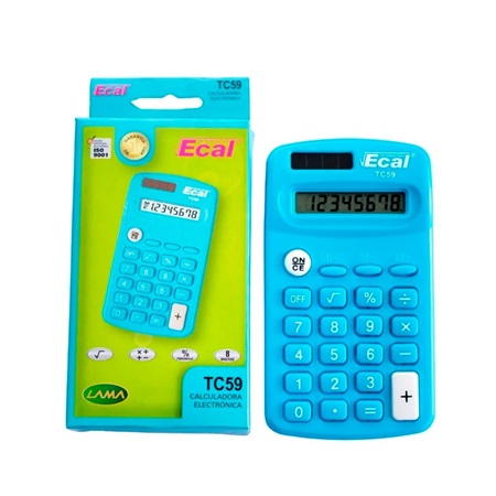 CALCULADORA DE BOLSILLO LAMA / ECAL (TC59)