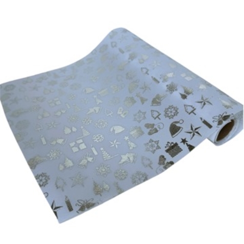 [88047] CAMINO TELA KK NAVIDEÑO POLIESTER (NS411263) ROLLO 36X176 CM