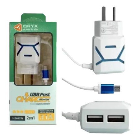 [10044] CARGADOR MICRO USB ORYX (H5401W)