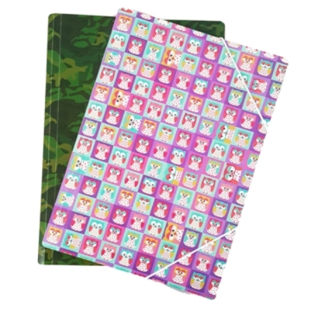 [L75940-1] CARPETA 3 SOLAPAS OFICIO CON ELASTICO