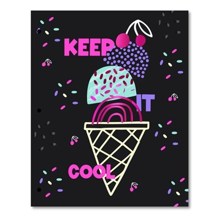 CARPETA CON CORDON REY POWER FLUO N°3 (LP-1003)
