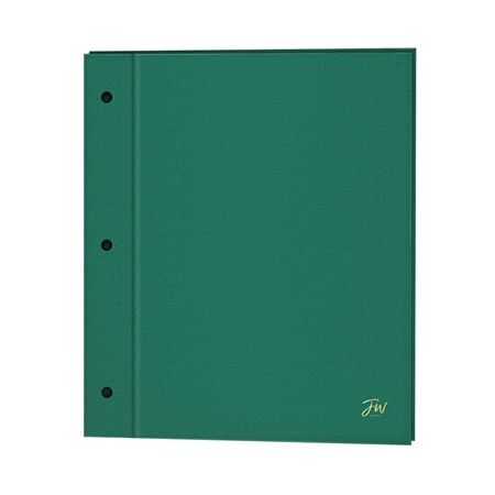 [L65590.1] CARPETA CON CORDON FW N°3 PVC COLOR VERDE (201181)