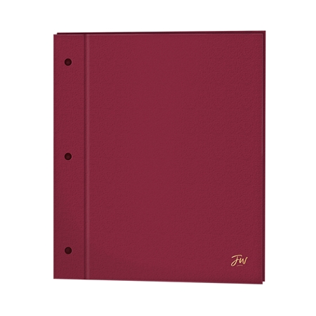 [L65590.4] CARPETA CON CORDON FW N°3 PVC COLOR ROJO (201184)