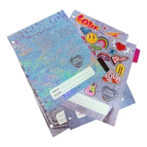 [L65774] CARPETA CON CORDON REXON N°3 ESTAMPADA PVC (20100 20169)