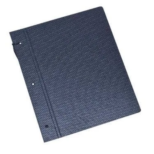 [098105630] CARPETA CON CORDON N°3 PVC NEGRO (0320N)