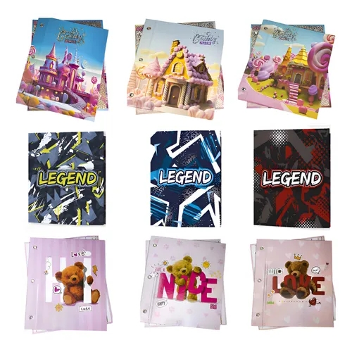 [309189-4] CARPETA CON CORDON REXON N°5 FANTASIA