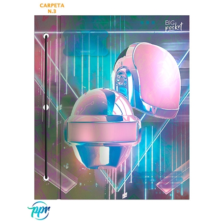 CARPETA CON CORDON CORDON PPR GAME ZONE N°3