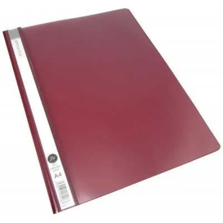 [309531.1] CARPETA TAPA CRISTAL BASE OPACA EQUIPO COMERCIAL A4 MARRON
