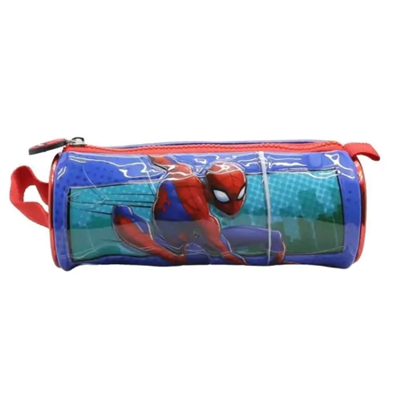 CARTUCHERA UN CIERRE CRESKO SPIDERMAN TUBO PVC (HA591)