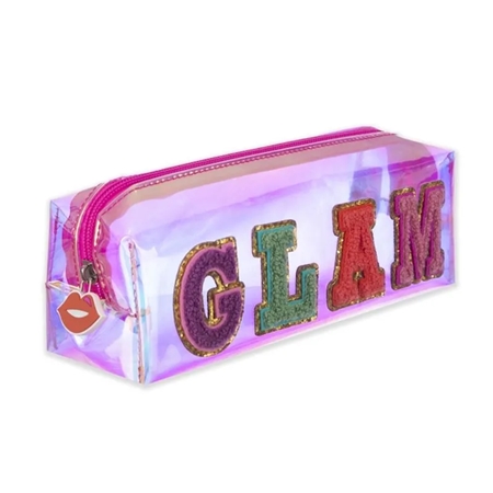 [85734-2] CARTUCHERA TALBOT RECTANGULAR CON FRASE METALIZADA (6852 A2901-3)