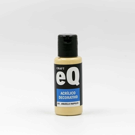 [L73813] ACRILICO DECORATIVO EQ ARTE AMARILLO DE NAPOLES 50 CC (302)