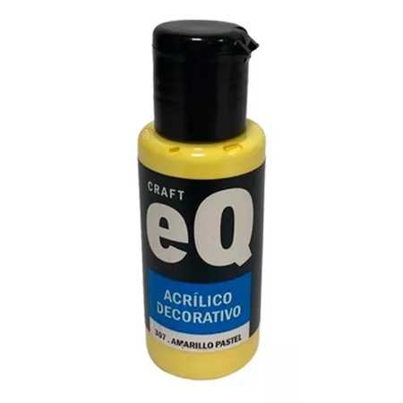 [L73798] ACRILICO DECORATIVO EQ ARTE AMARILLO PASTEL 50 CC (307)