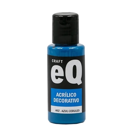 [L73838] ACRILICO DECORATIVO EQ ARTE AZUL CERULEO 50 CC (402)