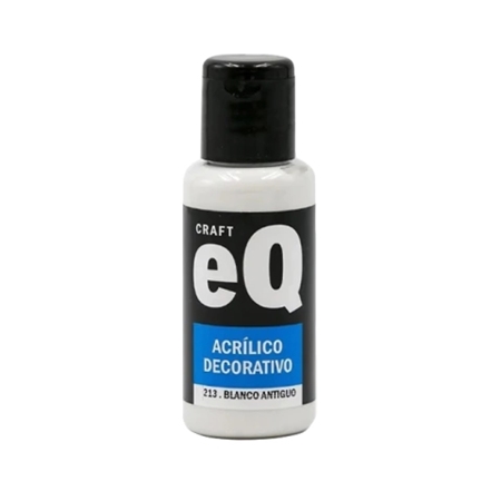 [L73780] ACRILICO DECORATIVO EQ ARTE BLANCO ANTIGUO 50 CC (213)