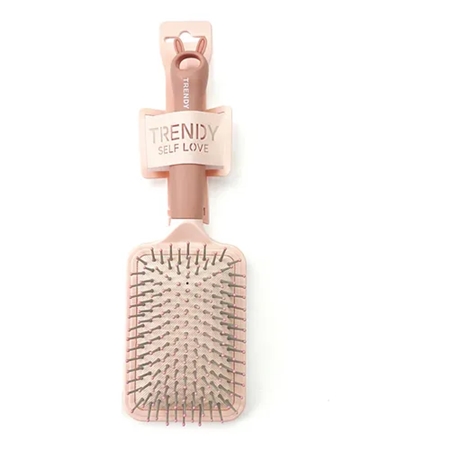 [88091.2] CEPILLO PARA CABELLO TRENDY SELF LOVE ABS ROSA (52970B)