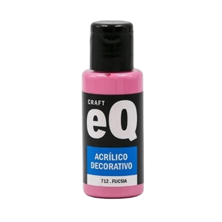 [L73790] ACRILICO DECORATIVO EQ ARTE FUCSIA 50 CC (712)