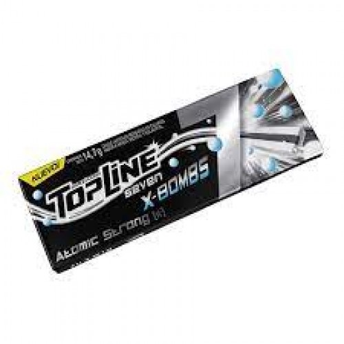[K0117-005-3] CHICLES TOPLINE SEVEN STRONG 7 UNID.