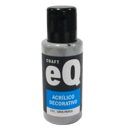 [L73823] ACRILICO DECORATIVO EQ ARTE GRIS PERLA 50 CC (111)