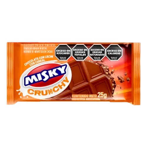 [K194-3] CHOCOLATE MISKY CELOFAN CRUNCHY 25 GR