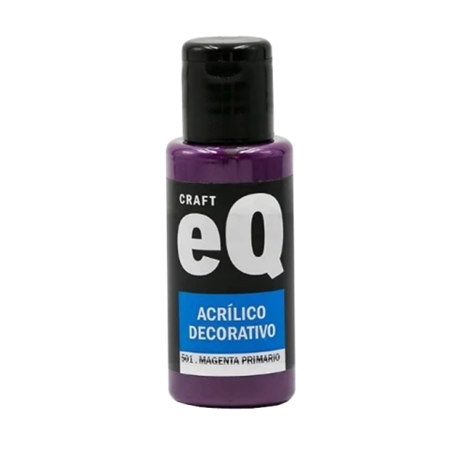 [L73822] ACRILICO DECORATIVO EQ ARTE MAGENTA 50 CC (501)