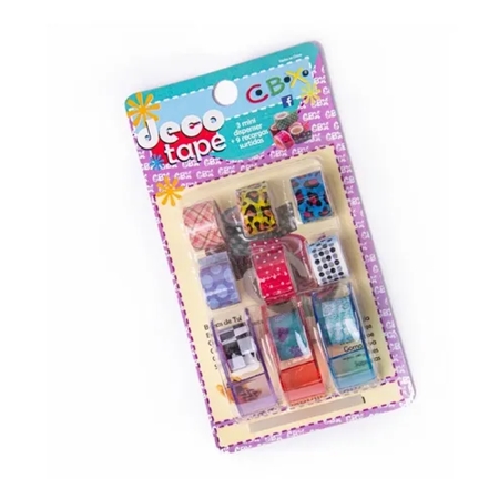 [304372] CINTA DECORATIVA CBX DECOTAPE 9 UNID. BLISTER