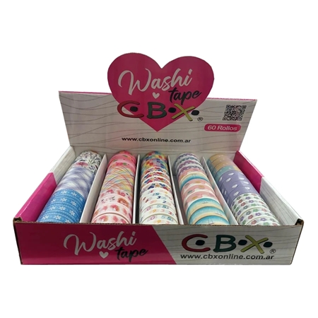 CINTA DECORATIVA CBX WHASHI TAPE FANTASIA (S12)