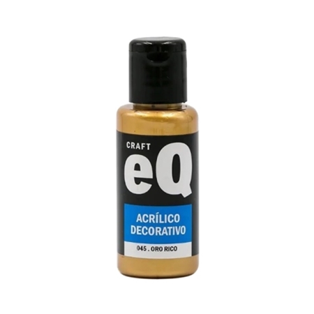 [L73789] ACRILICO DECORATIVO EQ ARTE ORO RICO 50 CC (45)