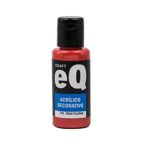 [L73806] ACRILICO DECORATIVO EQ ARTE ROJO TULIPAN 50 CC (702)