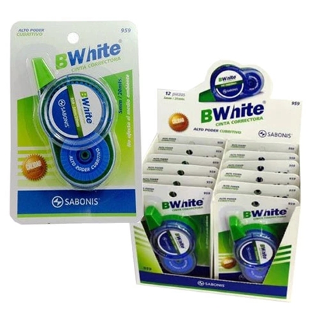 [304291] CORRECTOR CINTA SABONIS BWHITE 20 M (959)