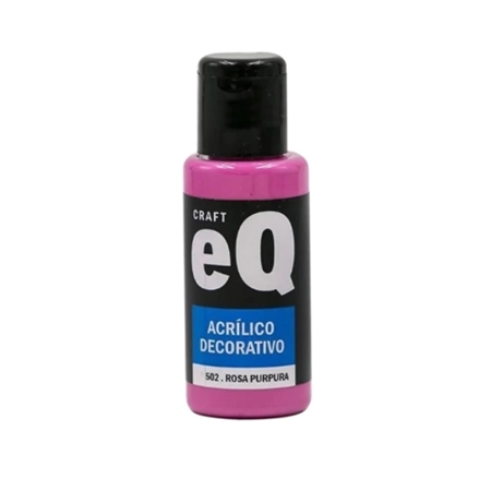 ACRILICO DECORATIVO EQ ARTE ROSA PURPURA 50 CC (502)