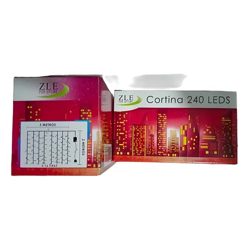 CORTINA LED 3X2 M 240 LUCES (ZLE-LN041)