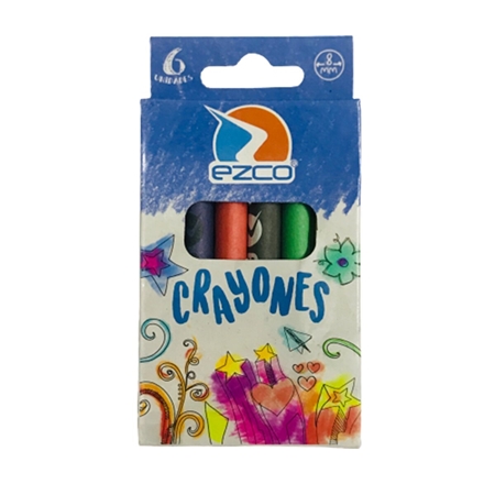 [78401] CRAYONES EZCO 6 UNID. (172301)