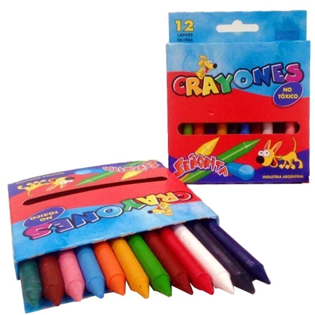 CRAYONES SEÑORITA 12 UNID.