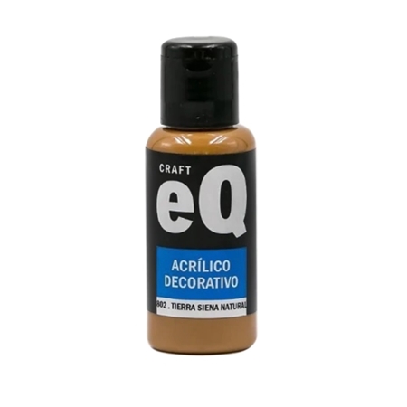 [L73827] ACRILICO DECORATIVO EQ ARTE TIERRA SIENA NATURAL 50 CC (802)