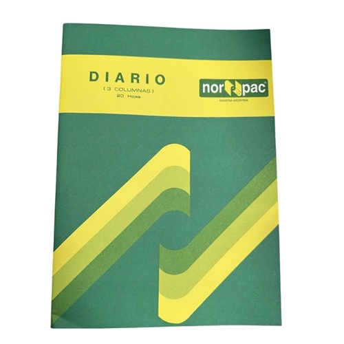 CUADERNO DIARIO NOR-PAC 3 COLUMNAS