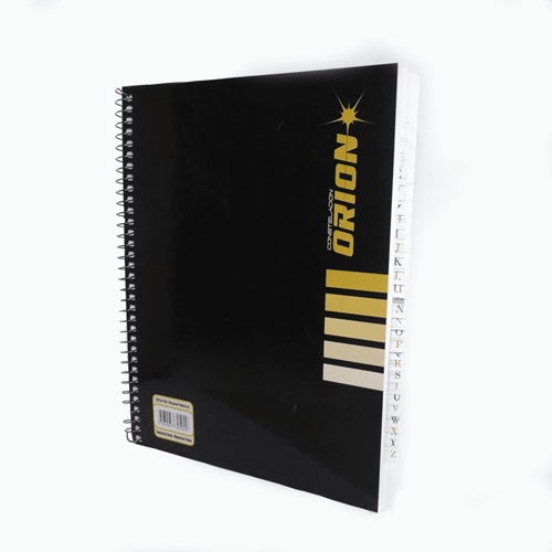 CUADERNO INDICE ORION 84 HOJAS (842) ESPIRAL RAYADO