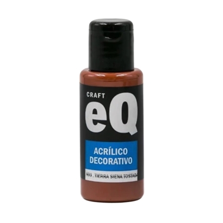 [L73833] ACRILICO DECORATIVO EQ ARTE TIERRA SIENA TOSTADA 50 CC (803)