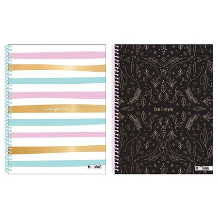 [L65660.2] CUADERNO MOOVING A4 80 HOJAS (1208227) SEMIRIGIDA RAYADO