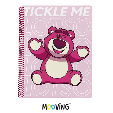 [L65660.1] CUADERNO MOOVING A4 80 HOJAS (1208254) SEMIRIGIDA RAYADO