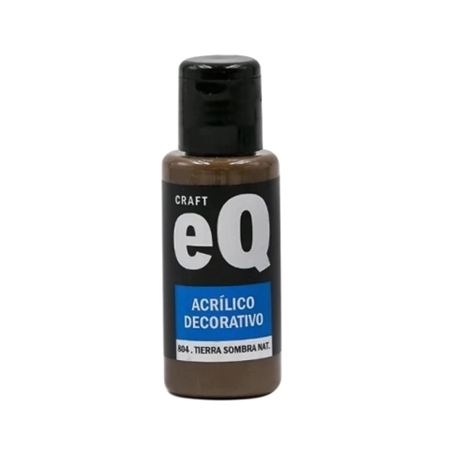 ACRILICO DECORATIVO EQ ARTE TIERRA SOMBRA NATURAL 50 CC (804)