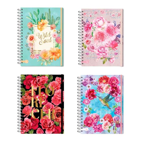 [L76963-2] CUADERNO RY 15X21 CM 80 HOJAS (1016) ESPIRAL RAYADO