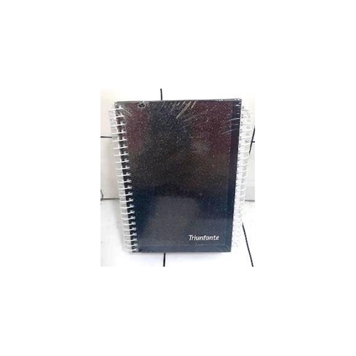 [306208-2] CUADERNO TRIUNFANTE GLITTER A6 80 HOJAS T/DURA ESPIRAL