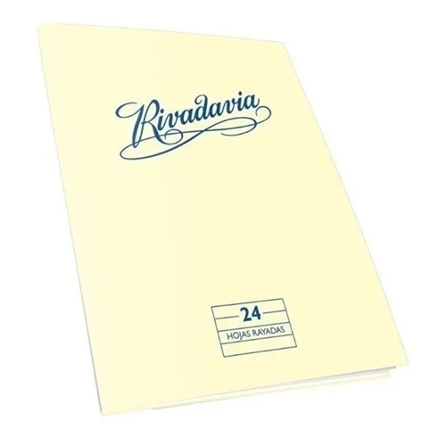 [306250] CUADERNO RIVADAVIA 16X21 CM 24 HOJAS FLEXIBLE RAYADO