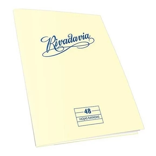 [306251] CUADERNO RIVADAVIA 16X21 CM 48 HOJAS FLEXIBLE RAYADO