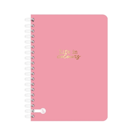 [L70501.2] CUADERNO RY 15X21 CM 80 HOJAS (1084) SEMIRIGIDA ESPIRAL RAYADO