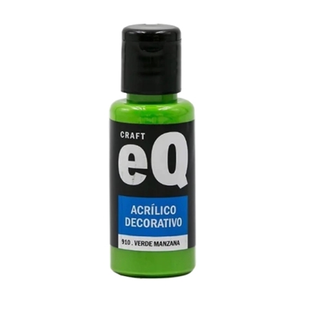 [L73786] ACRILICO DECORATIVO EQ ARTE VERDE MANZANA 50 CC (910)