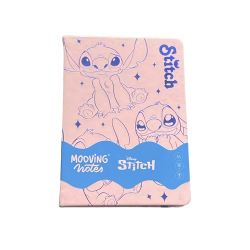 [L64403] CUADERNO MOOVING A5 CON STICKERS 80 HOJAS (1243207) T/DURA RAYADO